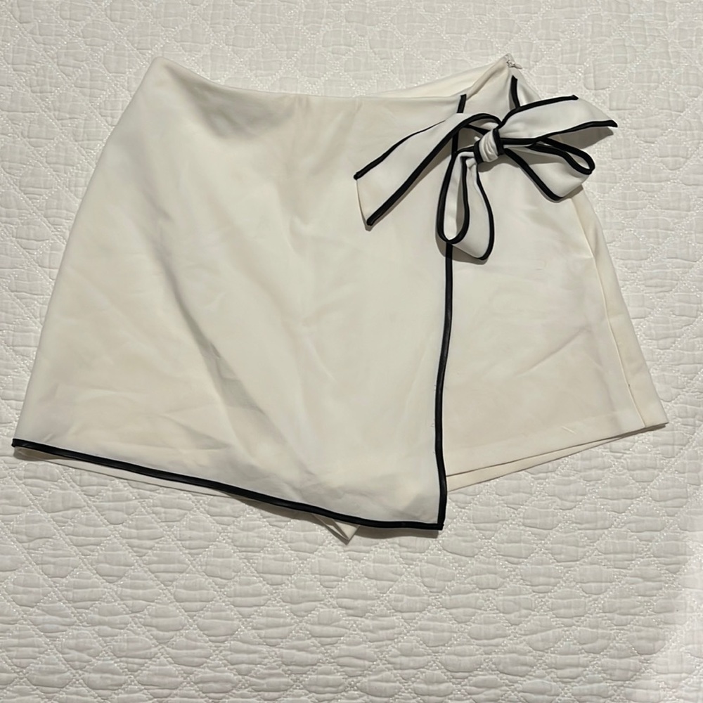 White Skort